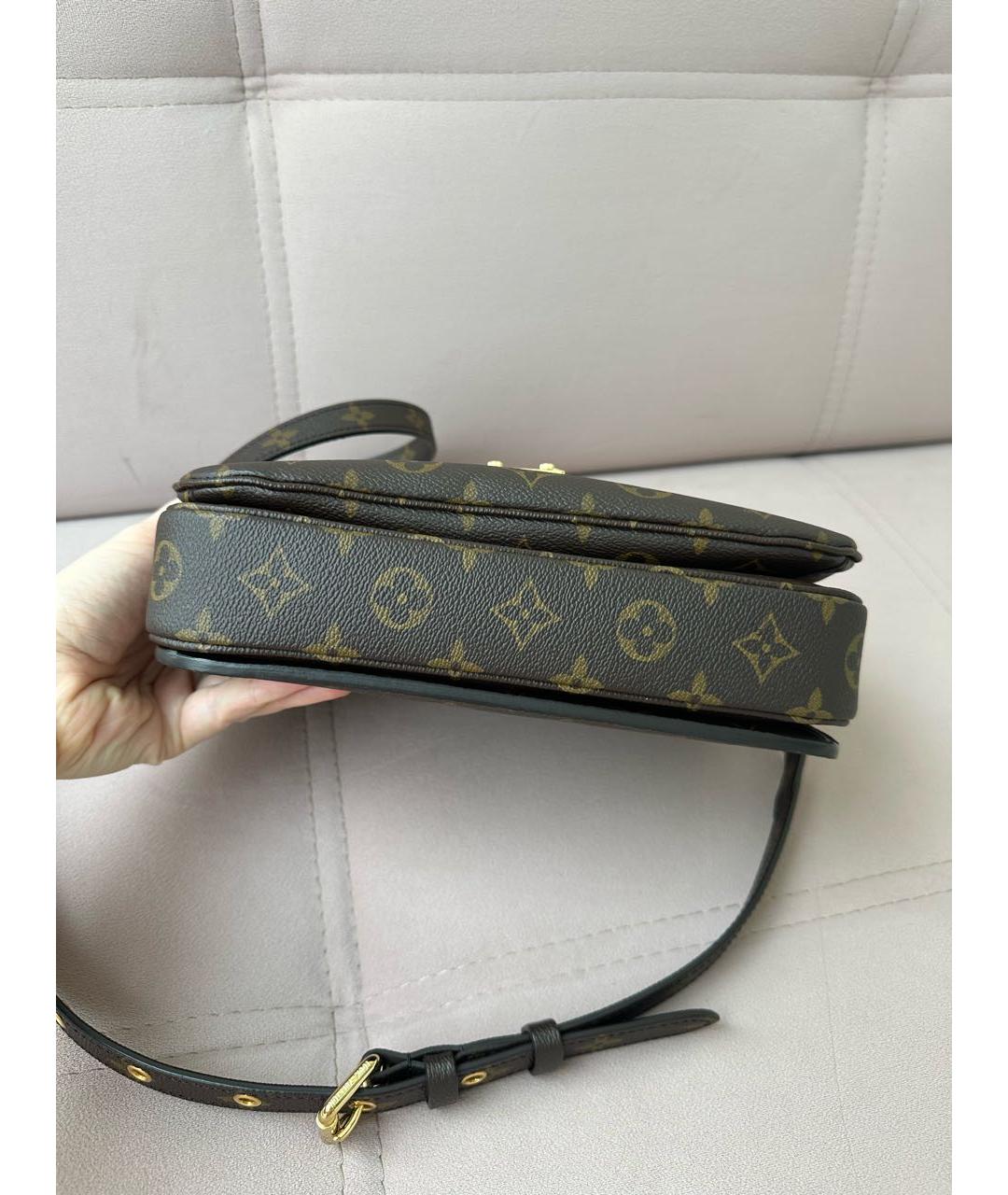 LOUIS VUITTON Коричневая сумка через плечо, фото 4