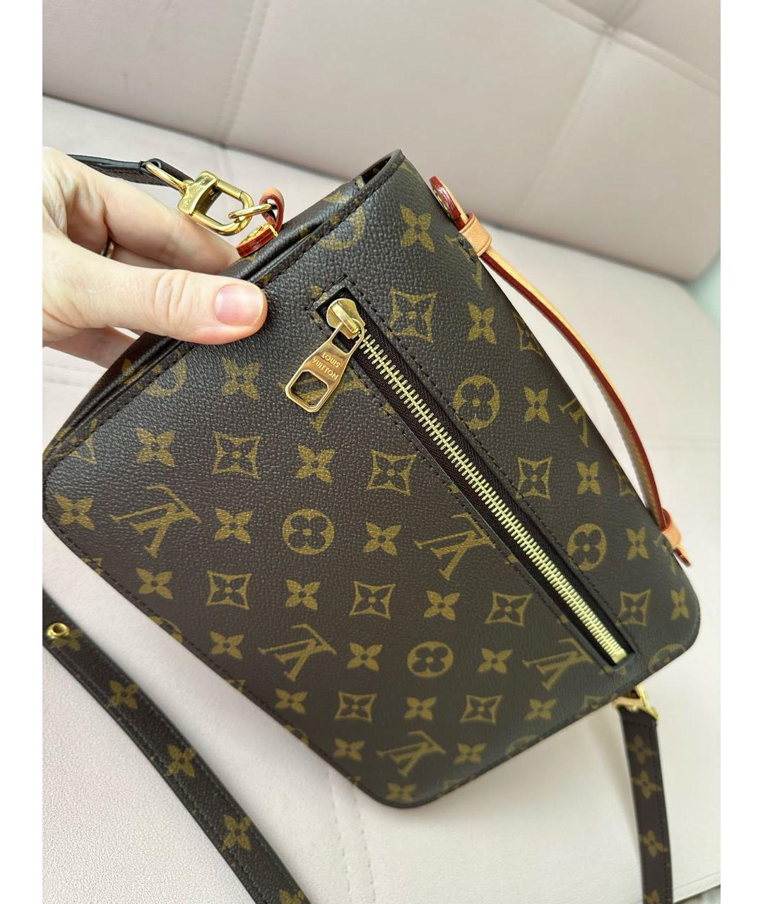 LOUIS VUITTON Коричневая сумка через плечо, фото 7