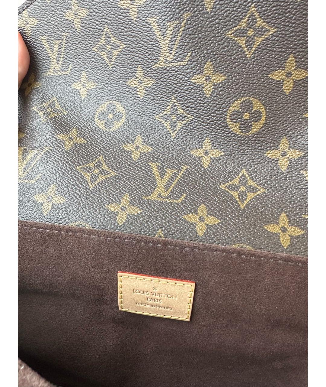 LOUIS VUITTON Коричневая сумка через плечо, фото 8