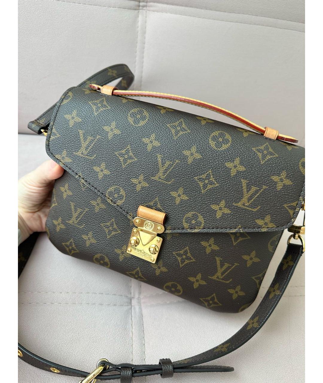LOUIS VUITTON Коричневая сумка через плечо, фото 2