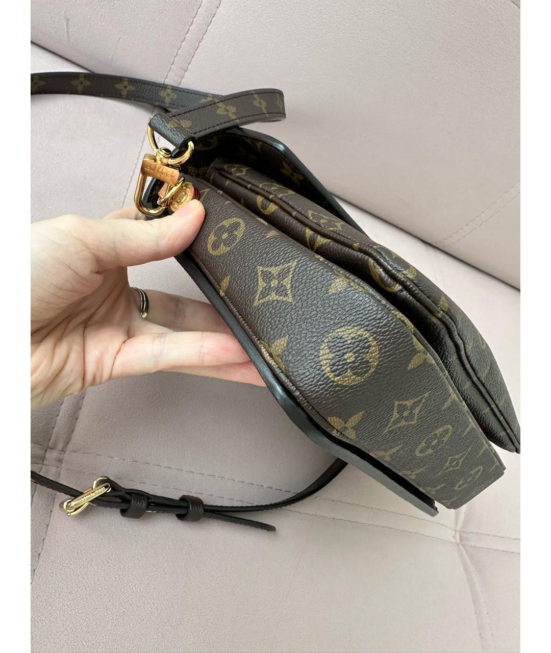 LOUIS VUITTON Коричневая сумка через плечо, фото 5