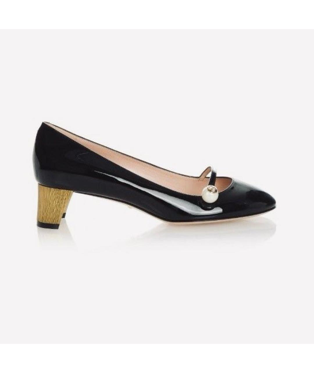 GUCCI Черные туфли из лакированной кожи, фото 9