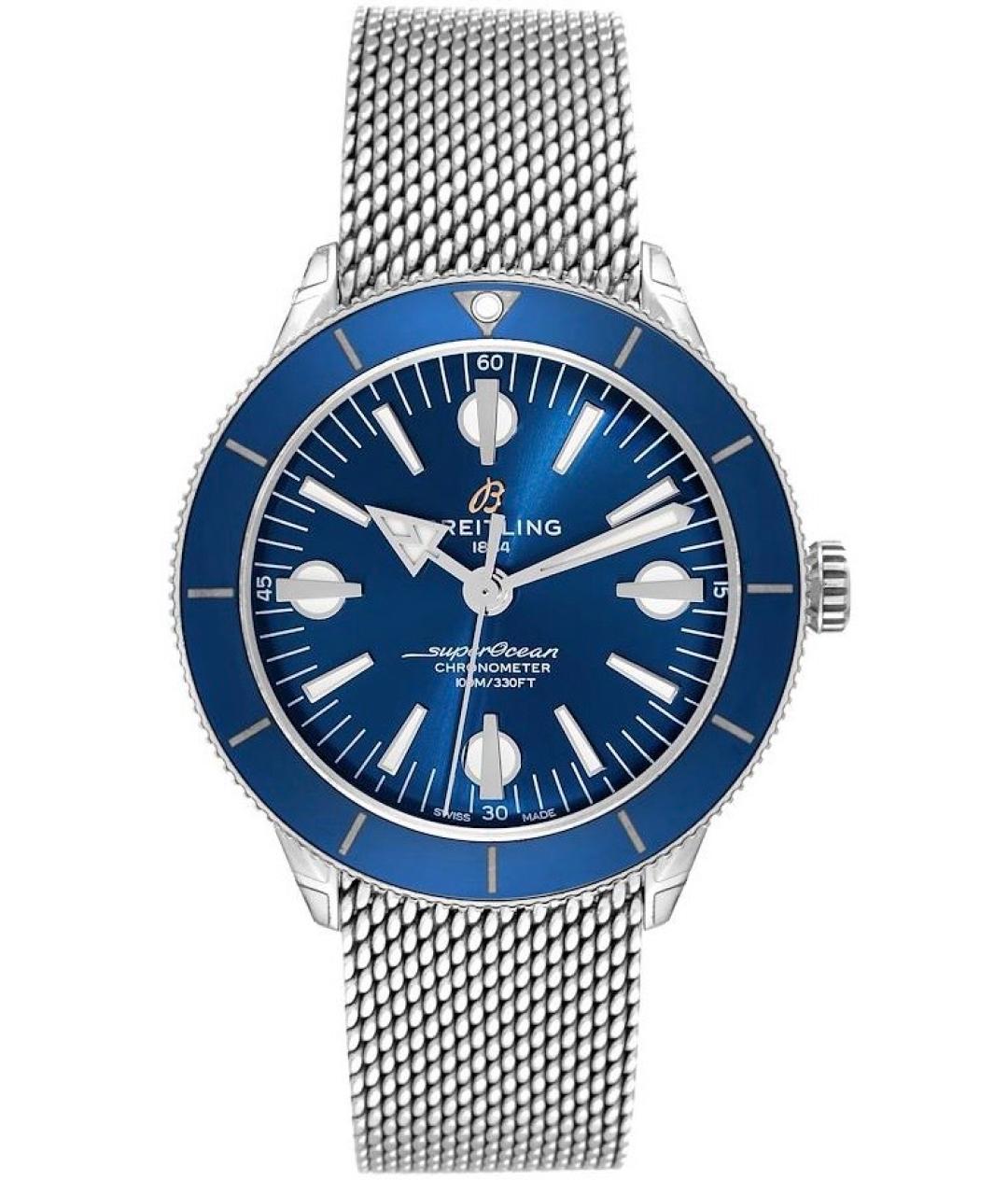 BREITLING Синие стальные часы, фото 1