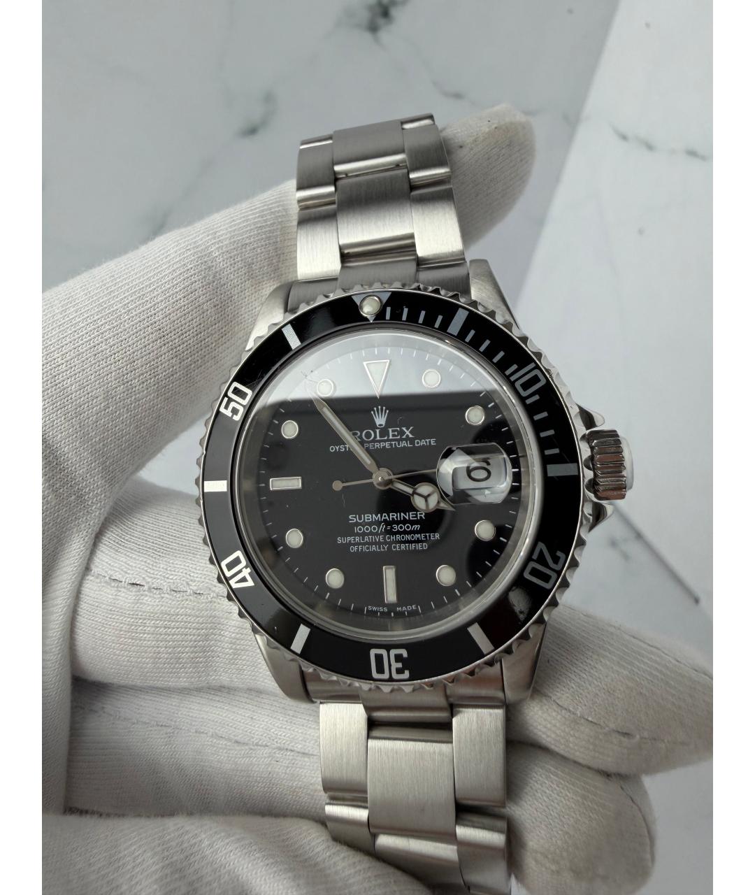 ROLEX Черные часы, фото 2