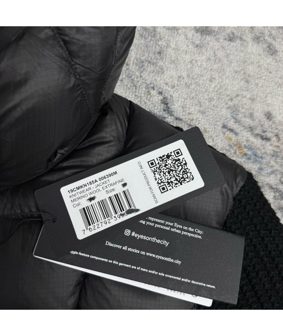 CP COMPANY Черная шерстяная куртка, фото 6