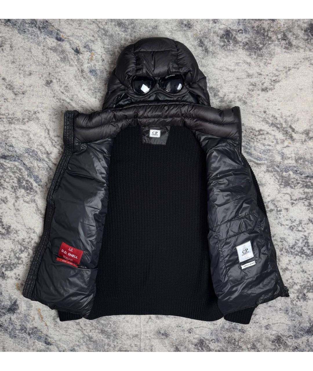 CP COMPANY Черная шерстяная куртка, фото 3