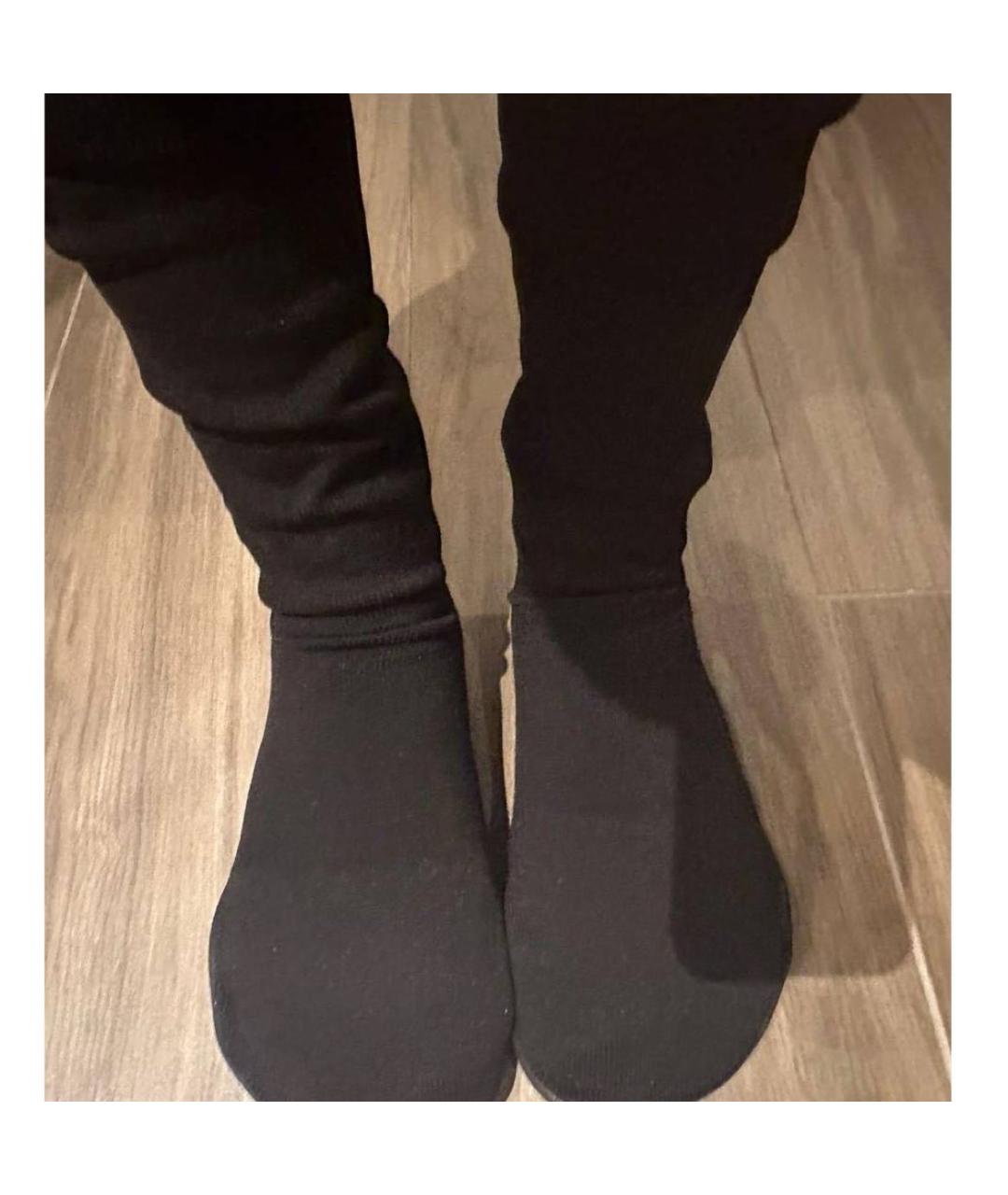 YEEZY Черные текстильные ботинки, фото 5