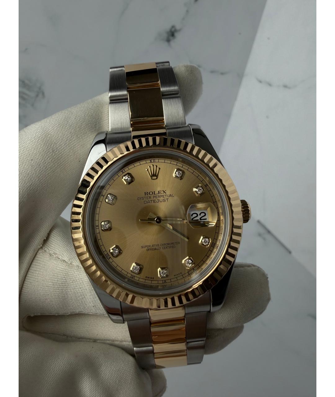 ROLEX Часы из желтого золота, фото 2