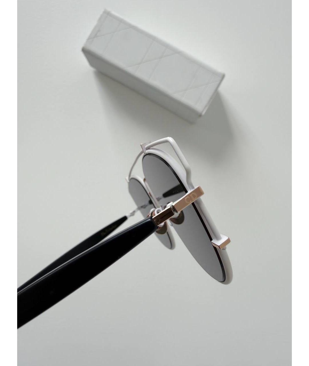 CHRISTIAN DIOR Серебряные солнцезащитные очки, фото 4