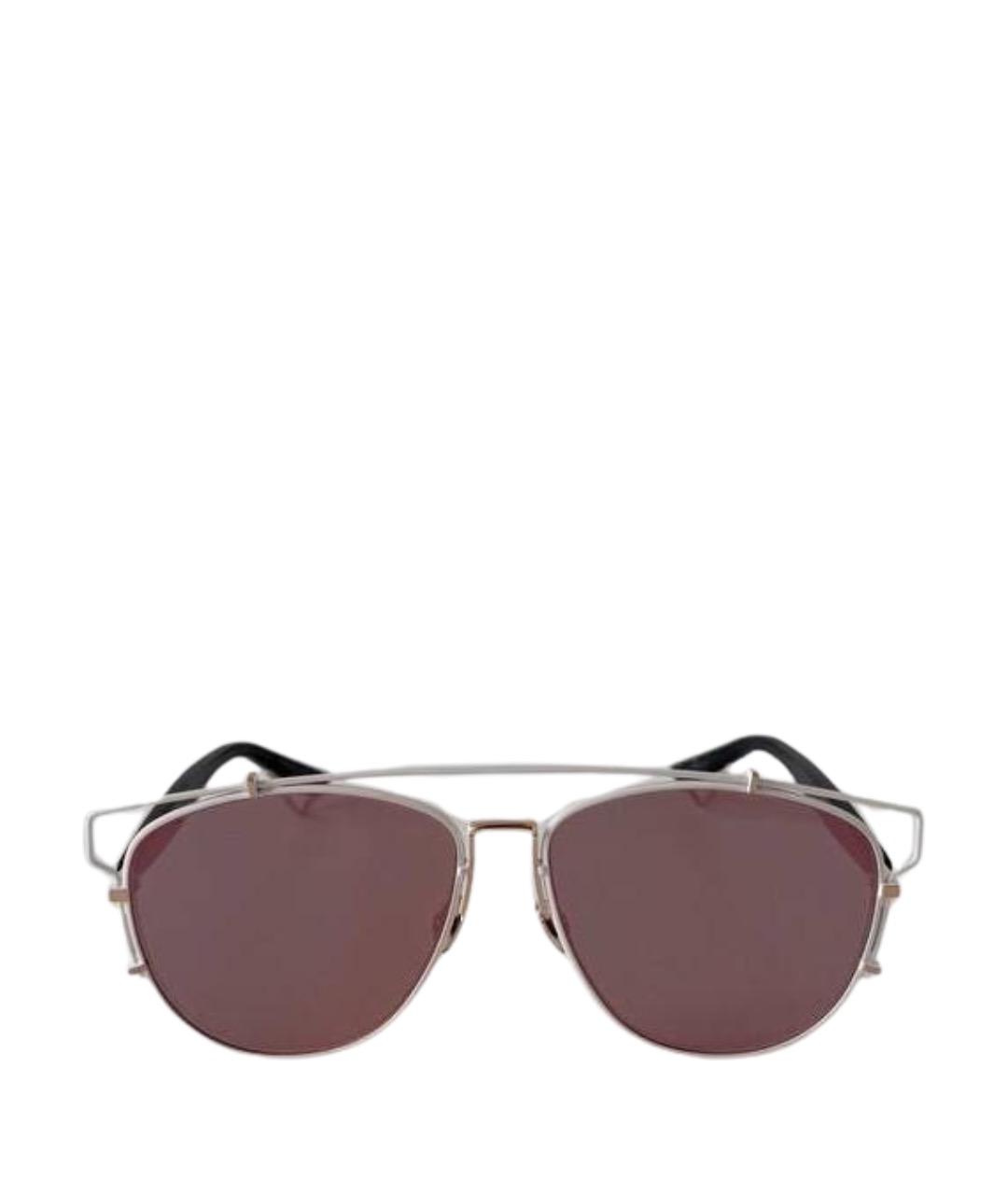 CHRISTIAN DIOR Серебряные солнцезащитные очки, фото 1