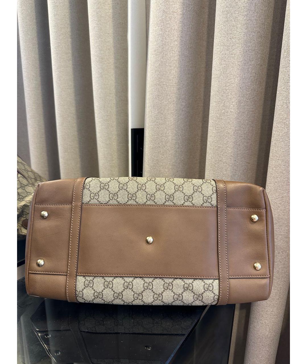 GUCCI Коричневая сумка с короткими ручками, фото 3