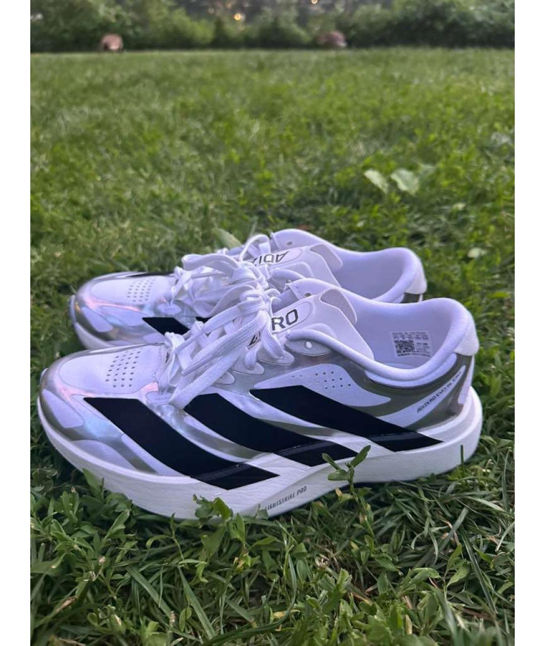 ADIDAS YEEZY Белые текстильные кроссовки, фото 3