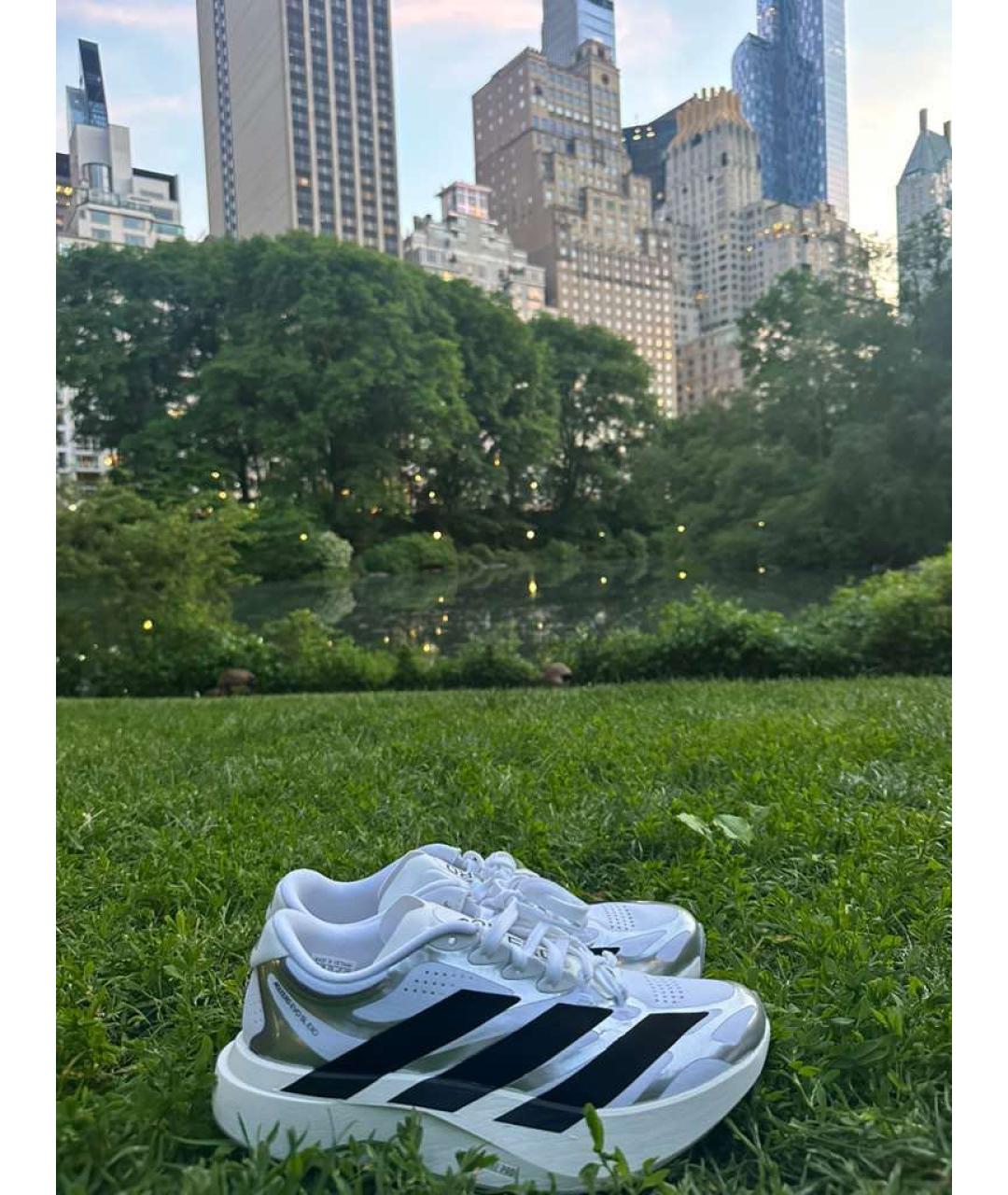 ADIDAS YEEZY Белые текстильные кроссовки, фото 7
