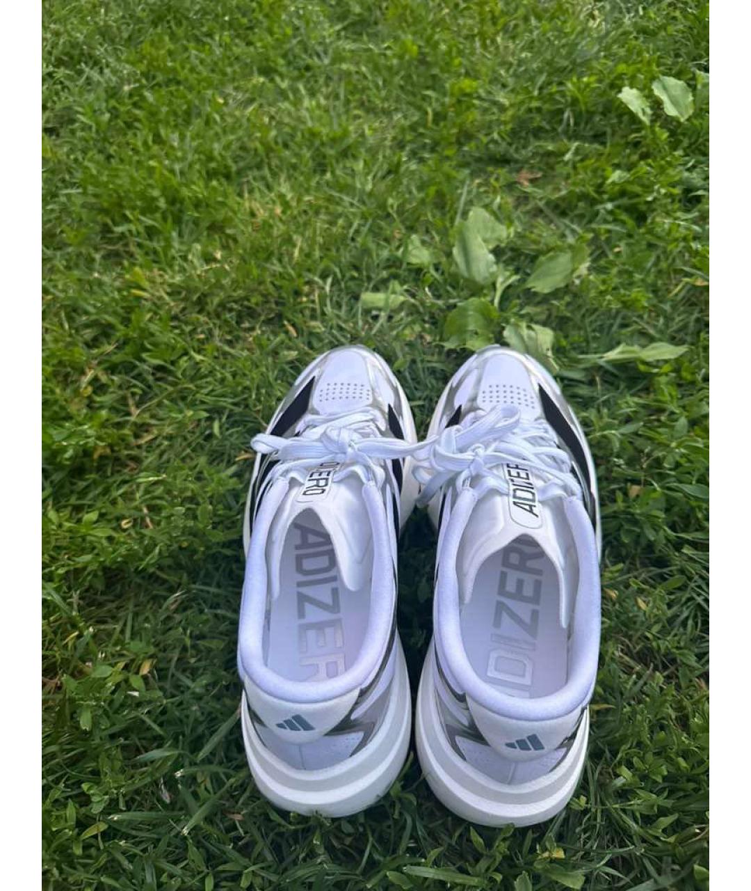 ADIDAS YEEZY Белые текстильные кроссовки, фото 6