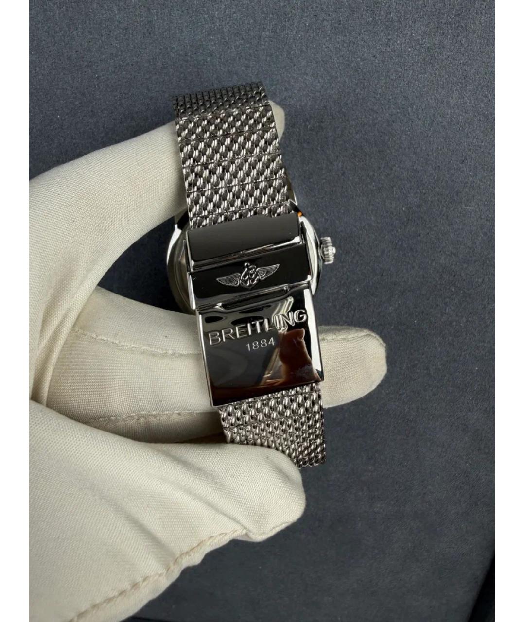 BREITLING Синие стальные часы, фото 6