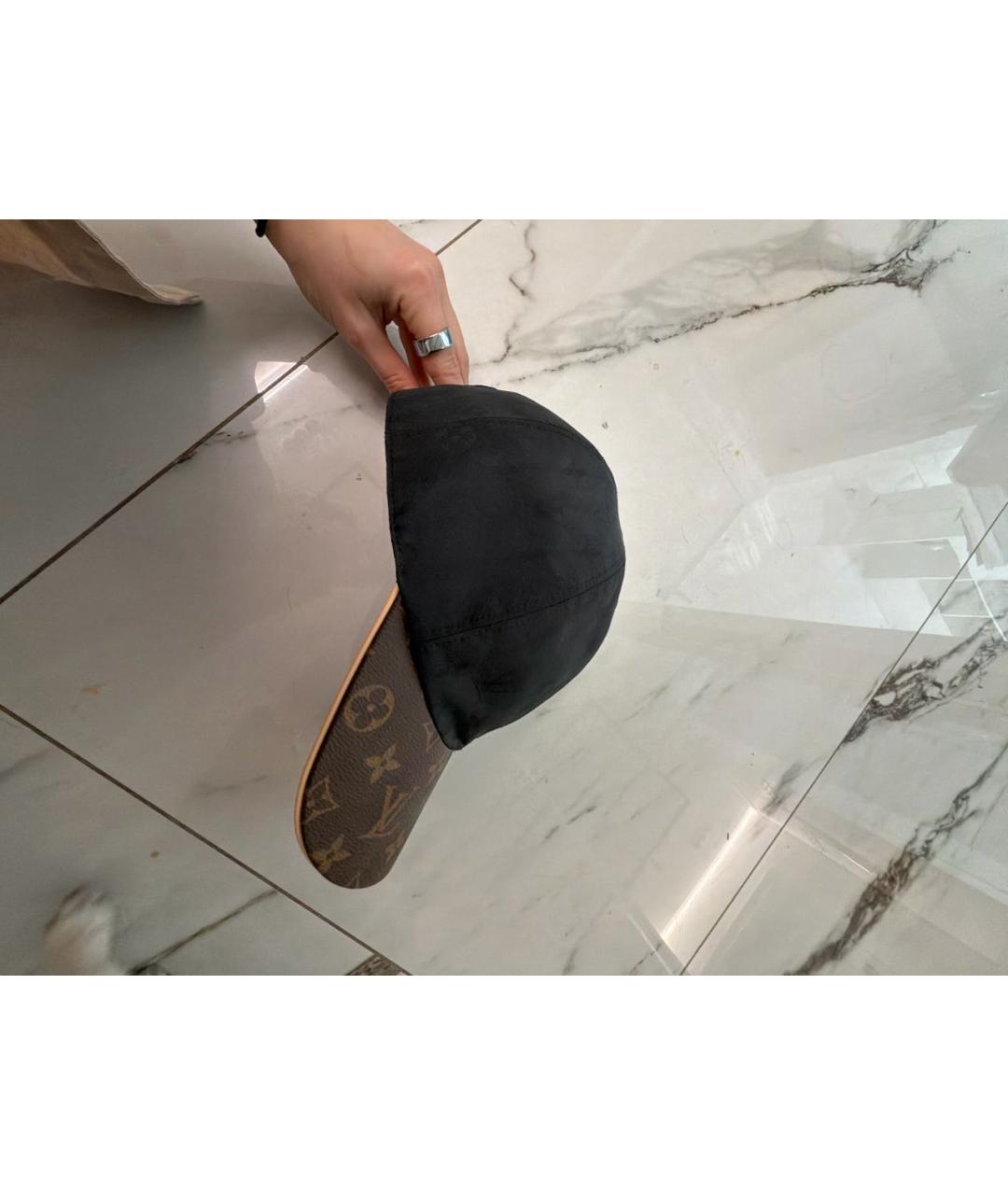 LOUIS VUITTON Коричневая кепка, фото 2