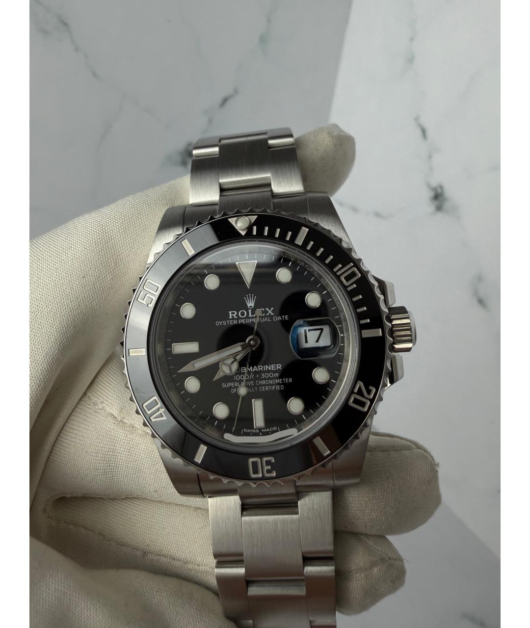 ROLEX Черные часы, фото 2