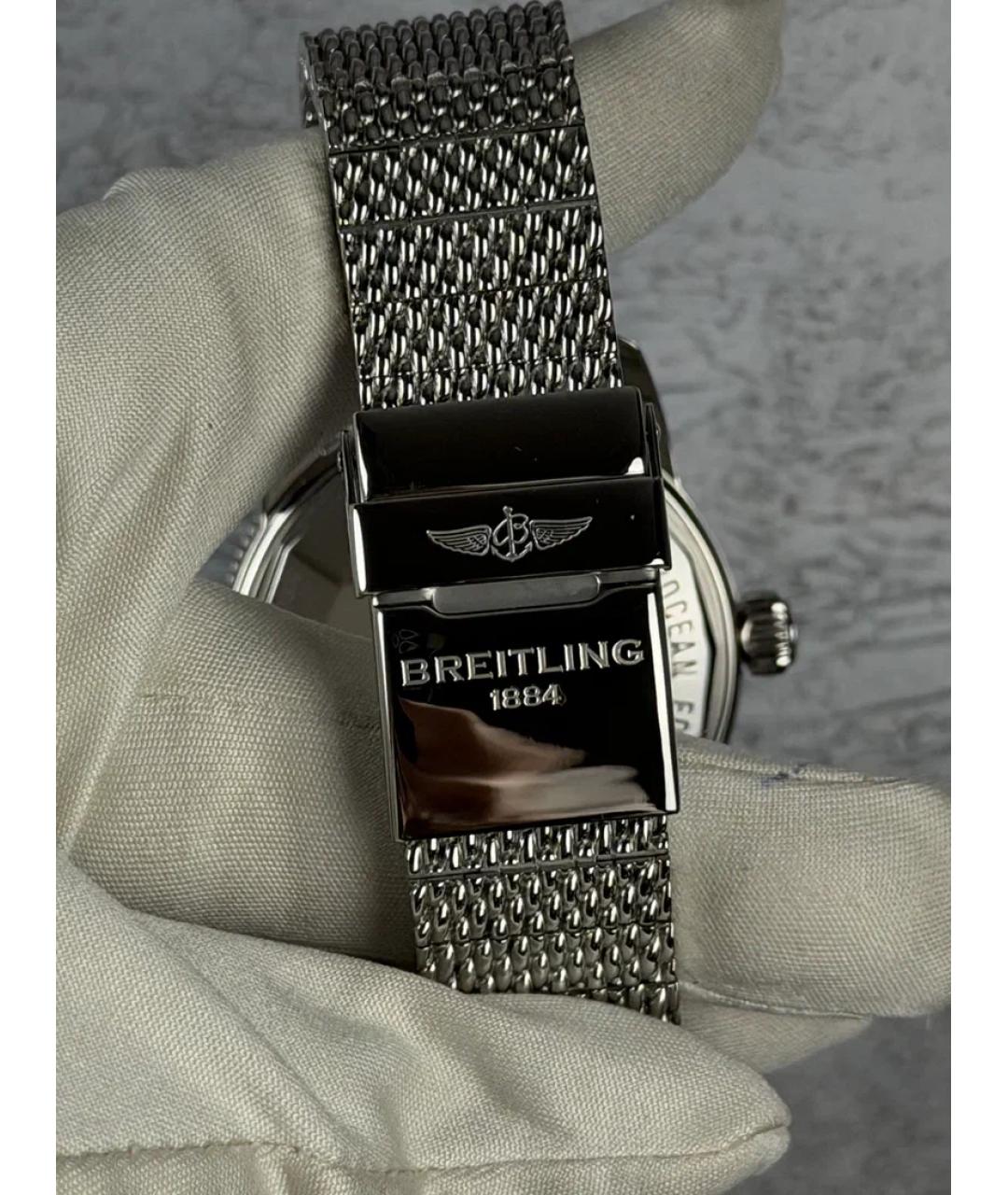 BREITLING Черные стальные часы, фото 6
