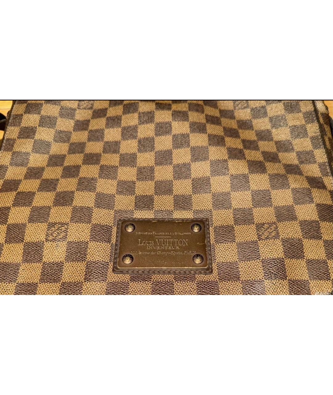 LOUIS VUITTON Коричневая сумка на плечо, фото 2