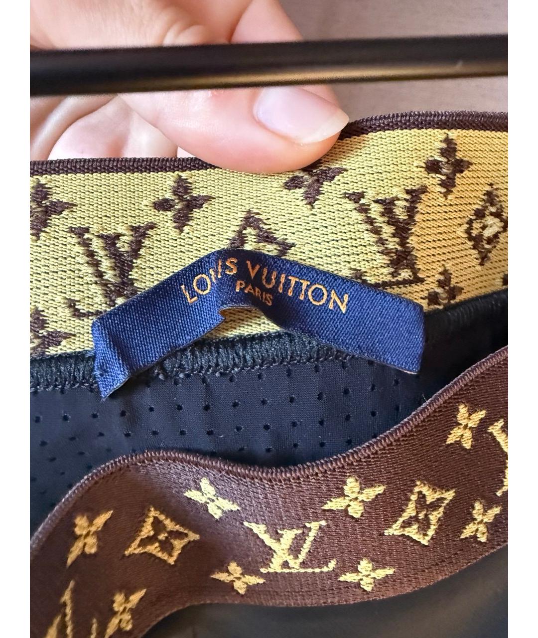 LOUIS VUITTON Черные леггинсы и велосипедки, фото 3
