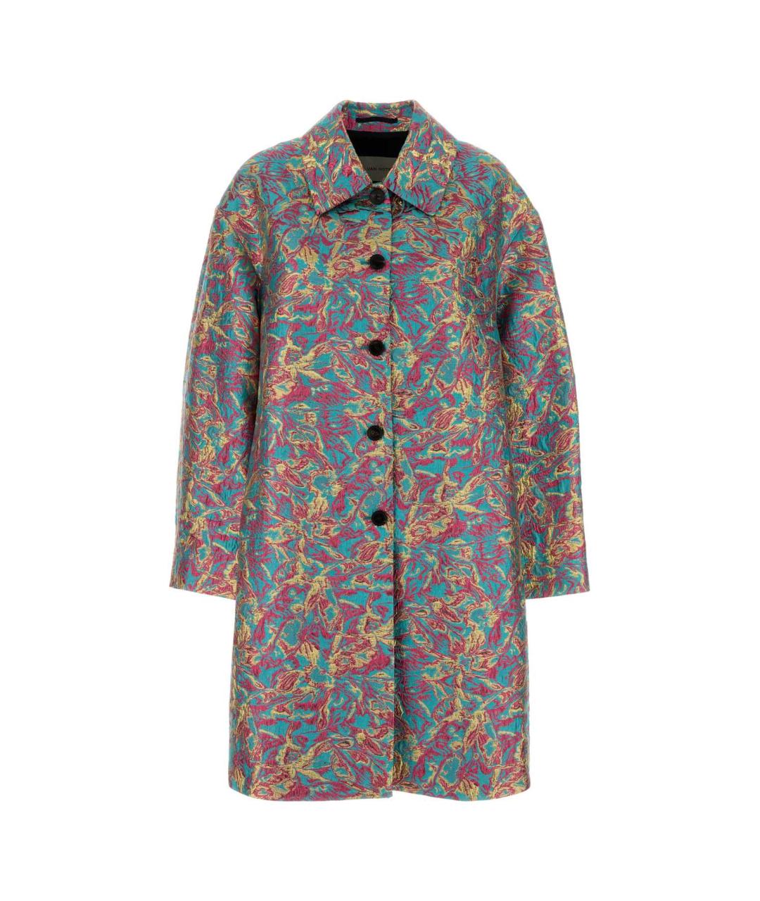 DRIES VAN NOTEN Мульти полиэстеровое пальто, фото 1