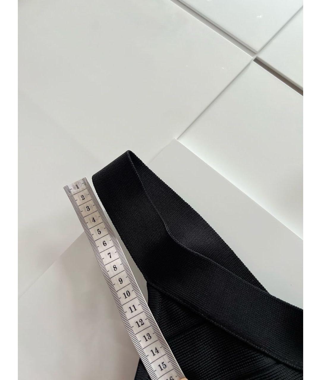 HERVE LEGER Черное платье, фото 7
