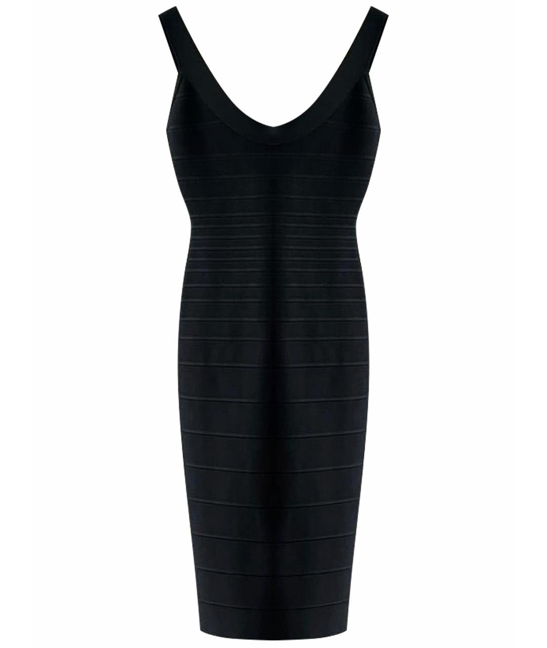HERVE LEGER Черное платье, фото 1