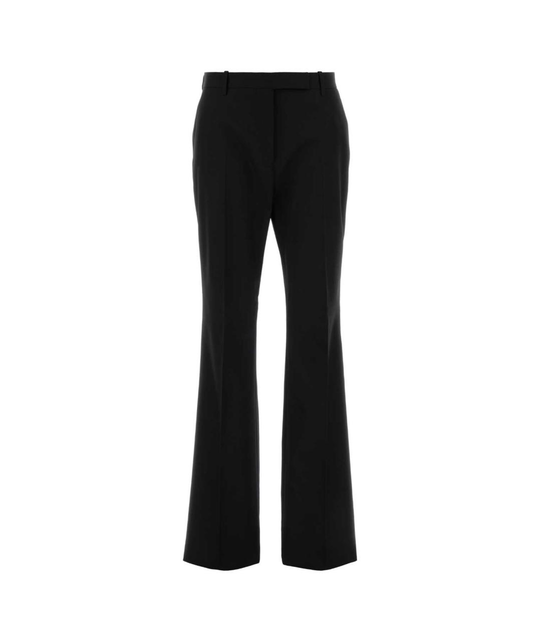 TOM FORD Черные шерстяные прямые брюки, фото 1