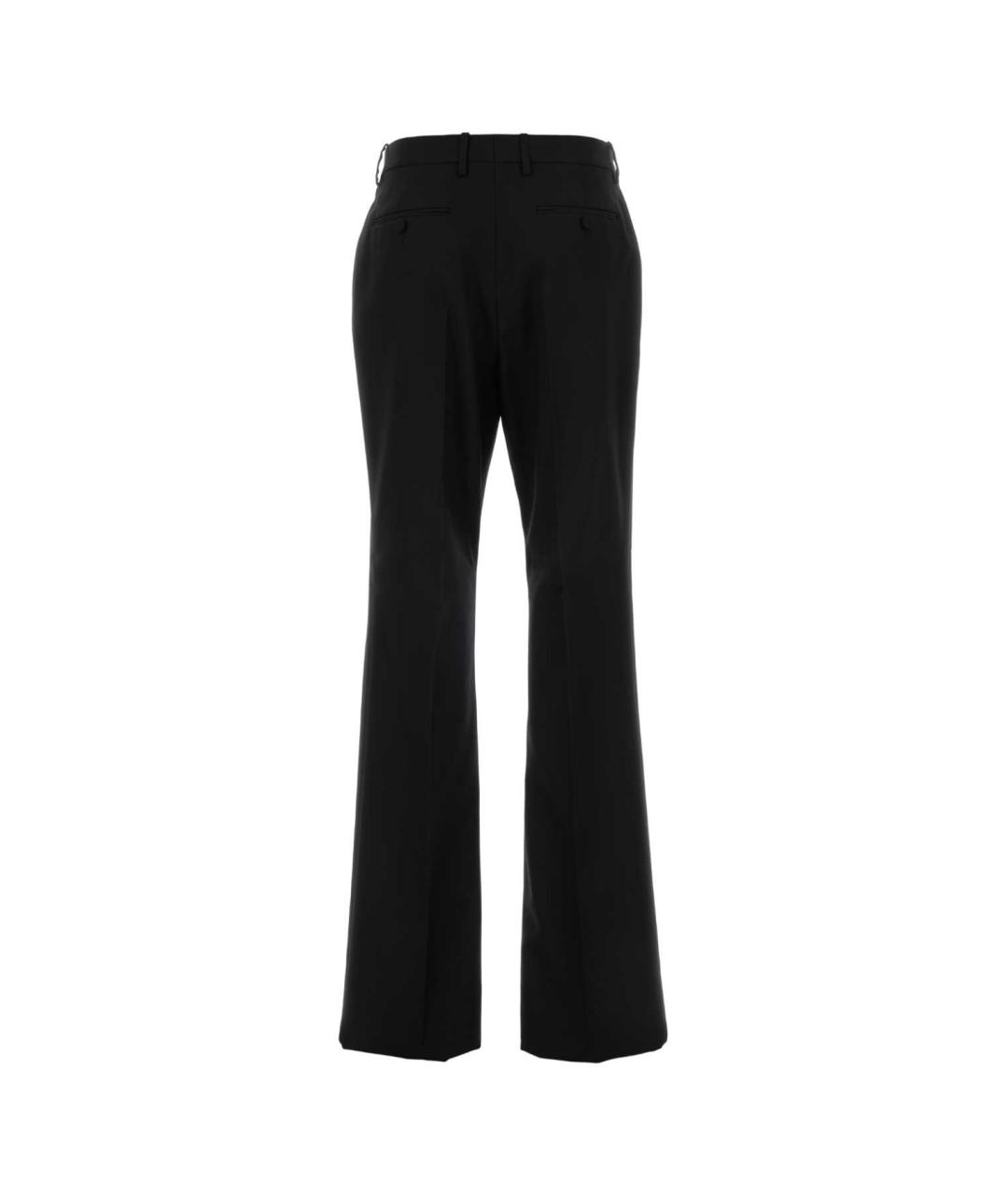 TOM FORD Черные шерстяные прямые брюки, фото 2