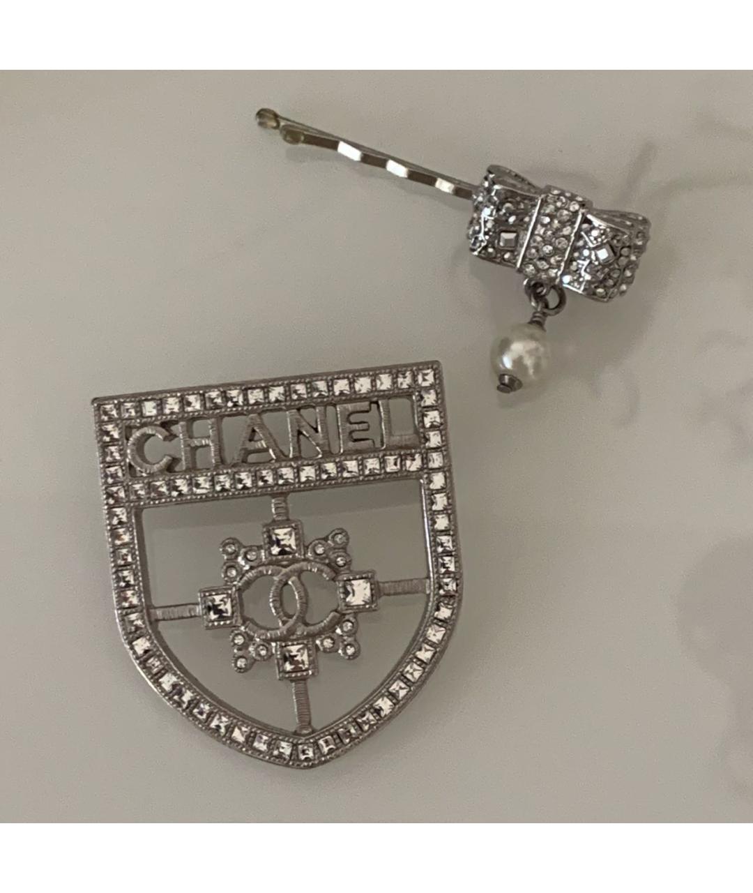 CHANEL Серебряная заколка, фото 7