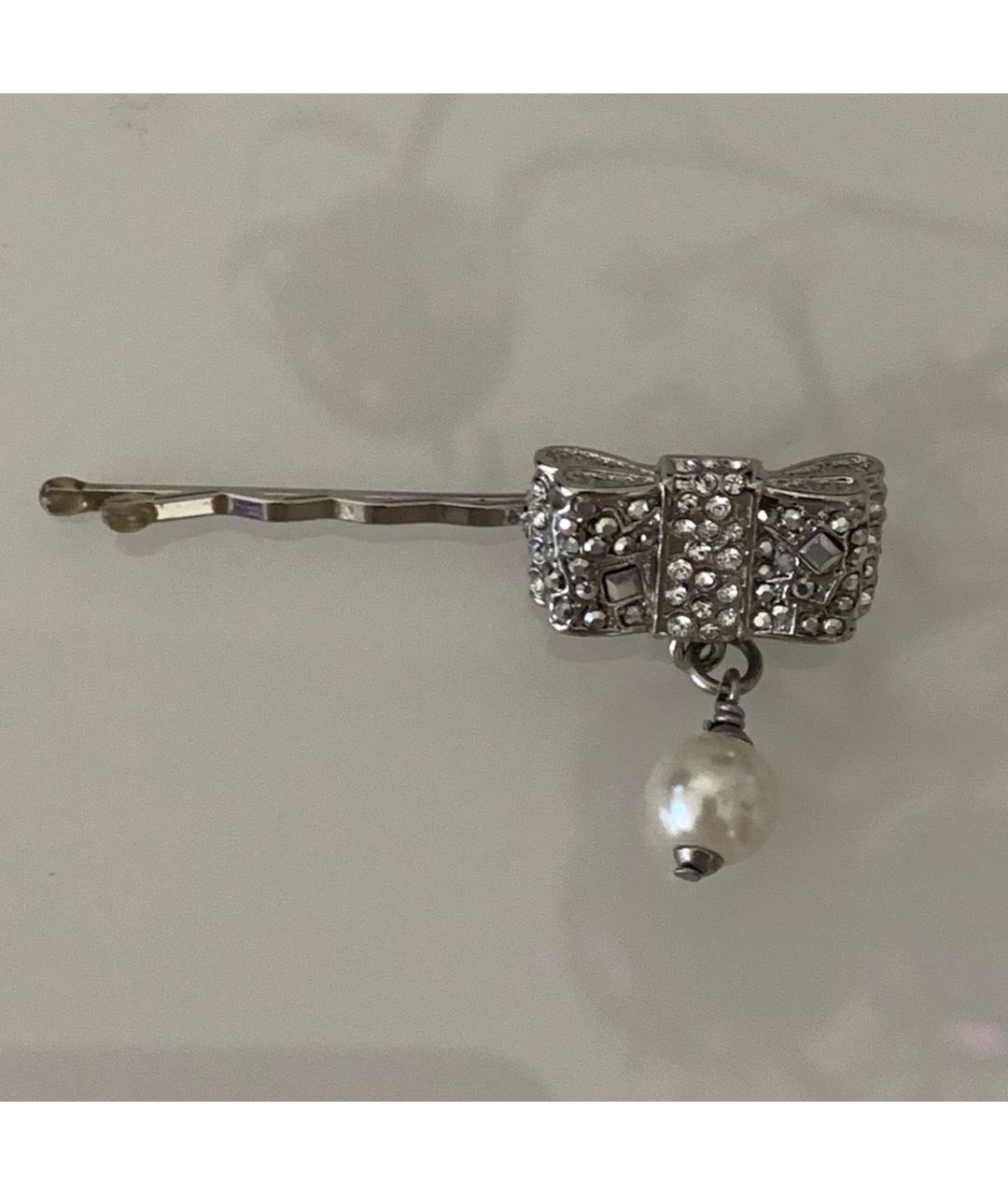 CHANEL Серебряная заколка, фото 8