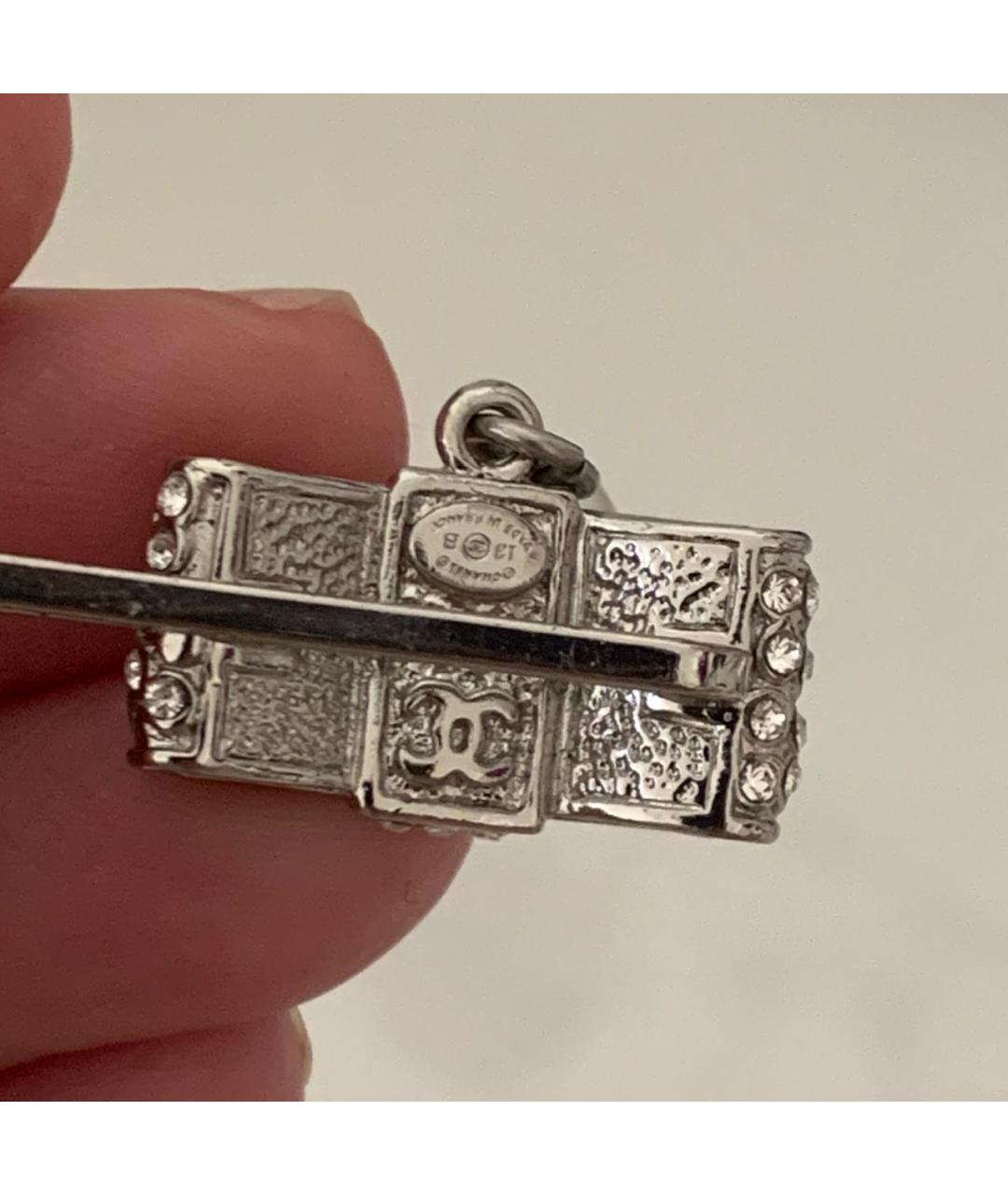 CHANEL Серебряная заколка, фото 3