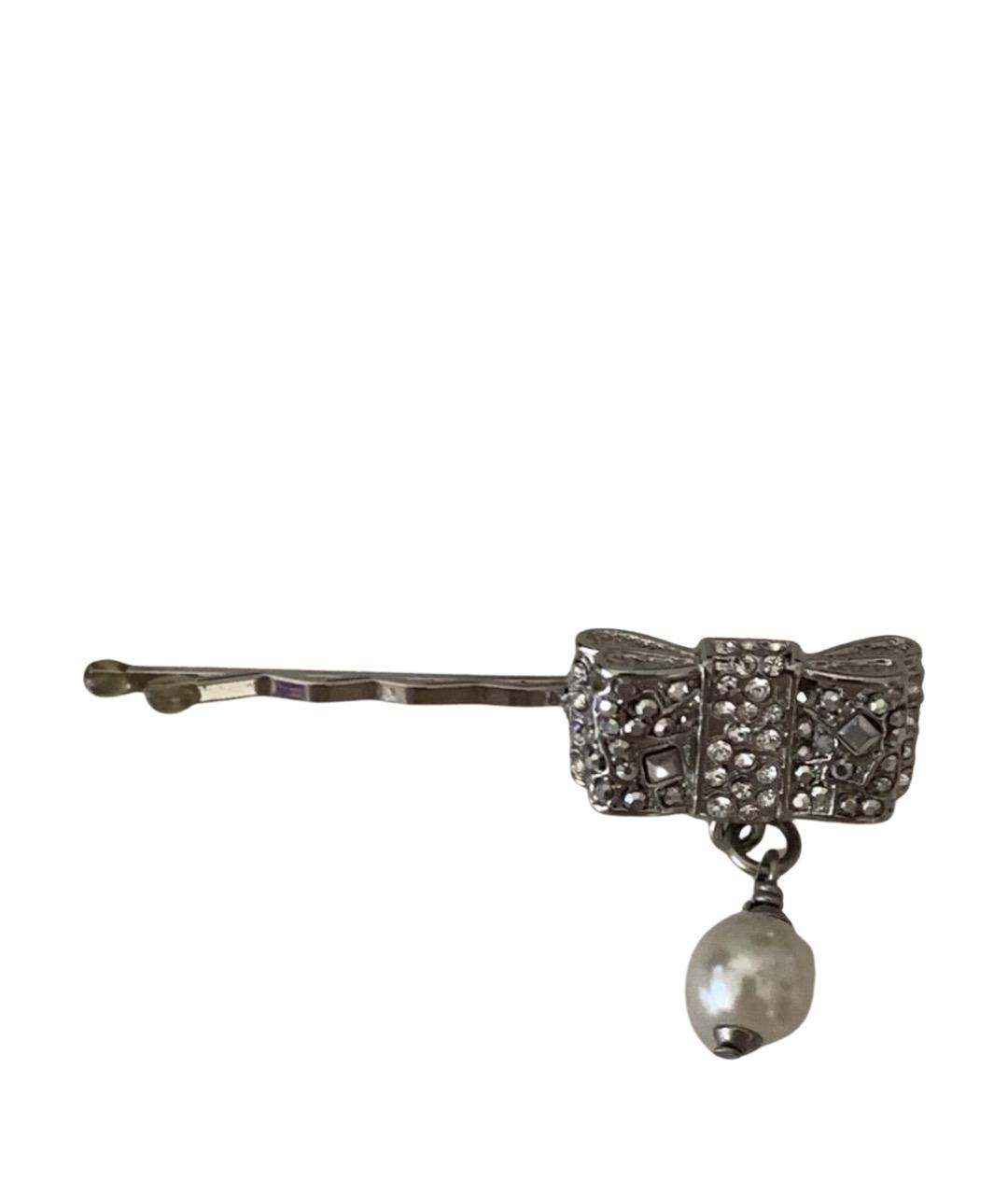 CHANEL Серебряная заколка, фото 1
