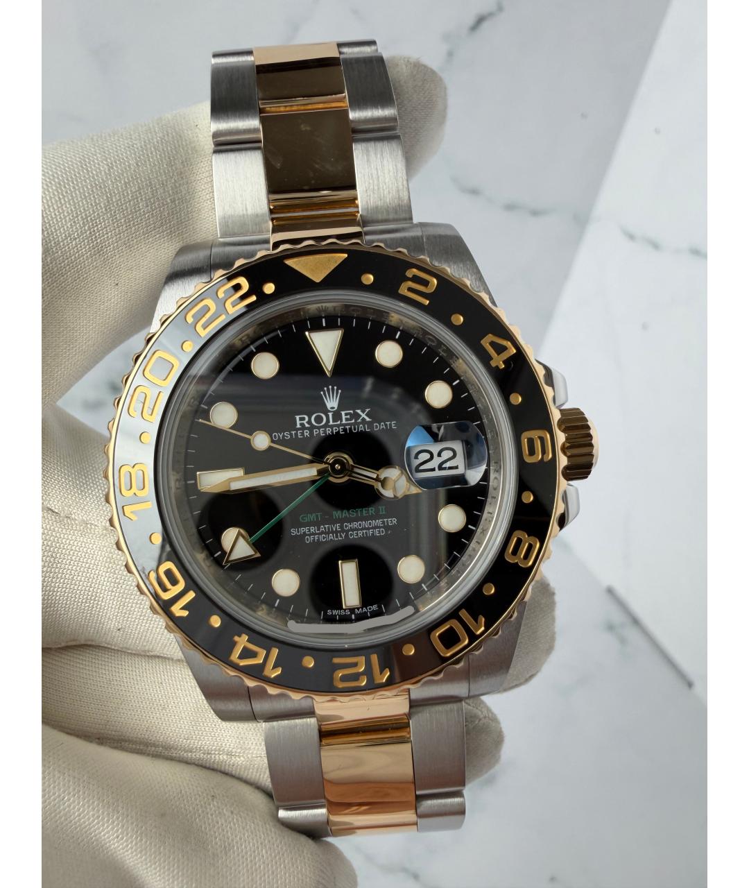 ROLEX Черные часы, фото 3