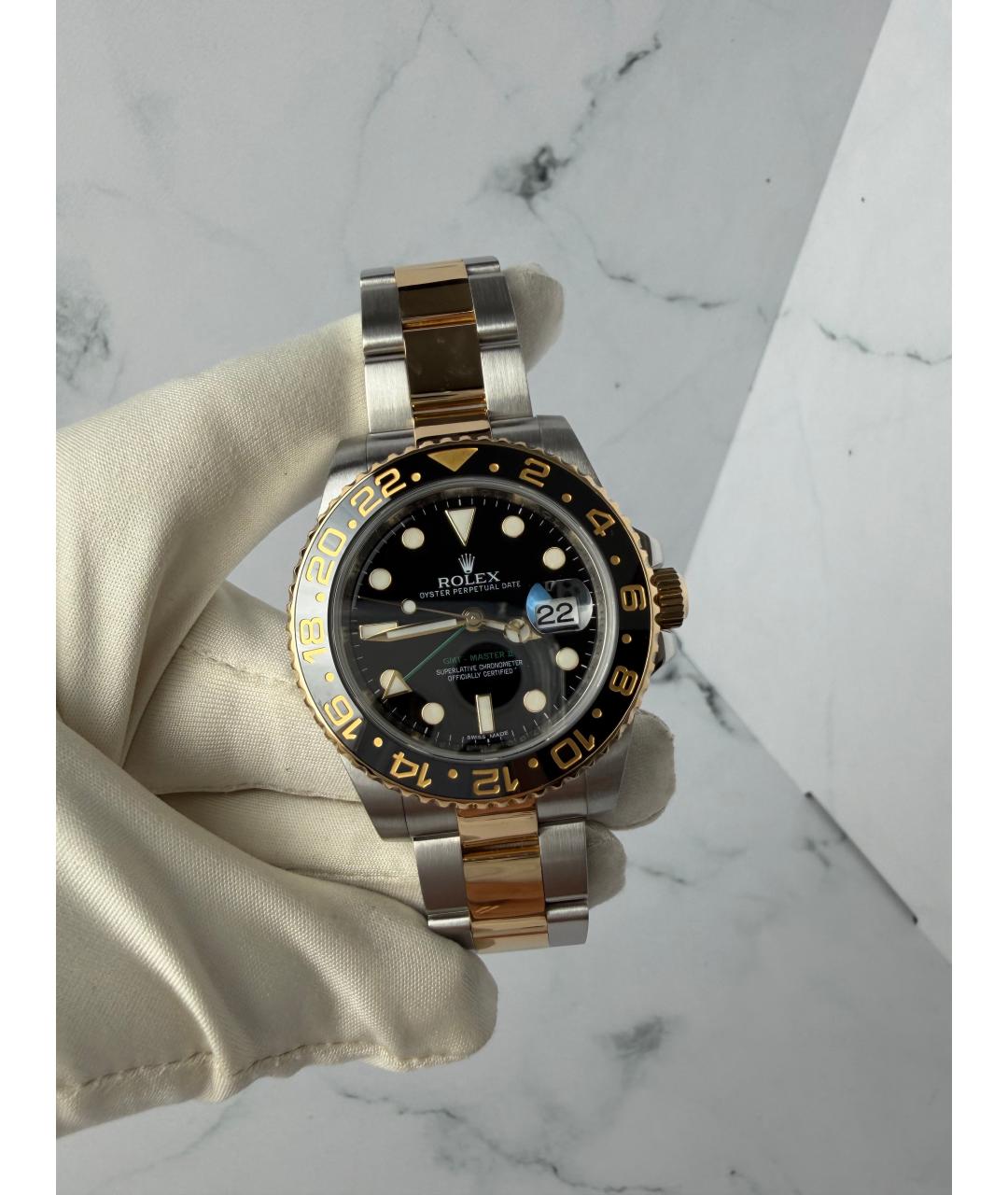 ROLEX Черные часы, фото 2