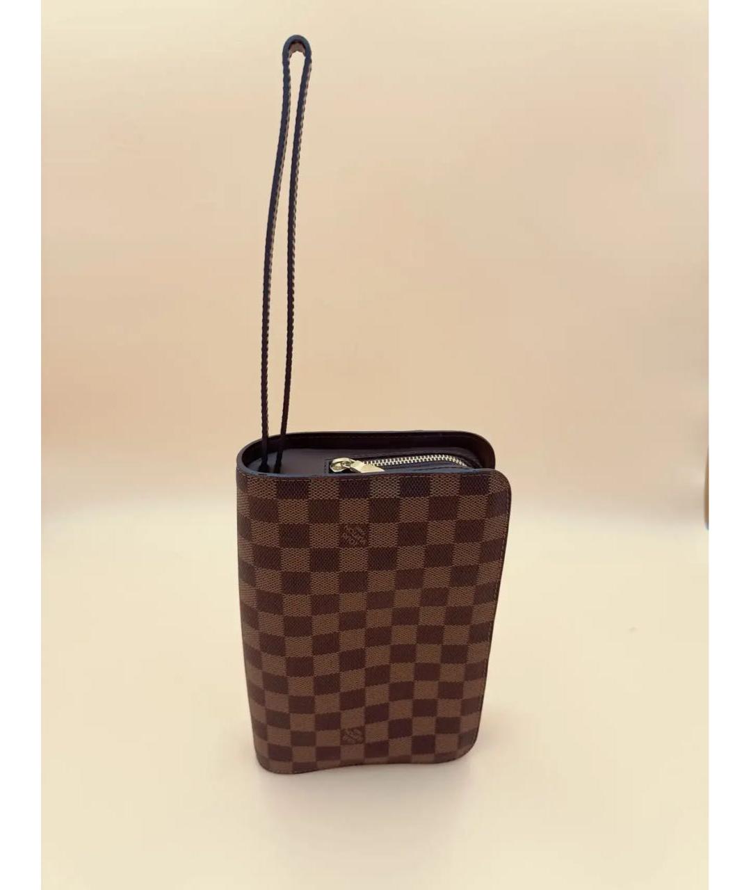 LOUIS VUITTON Коричневая барсетка, фото 6