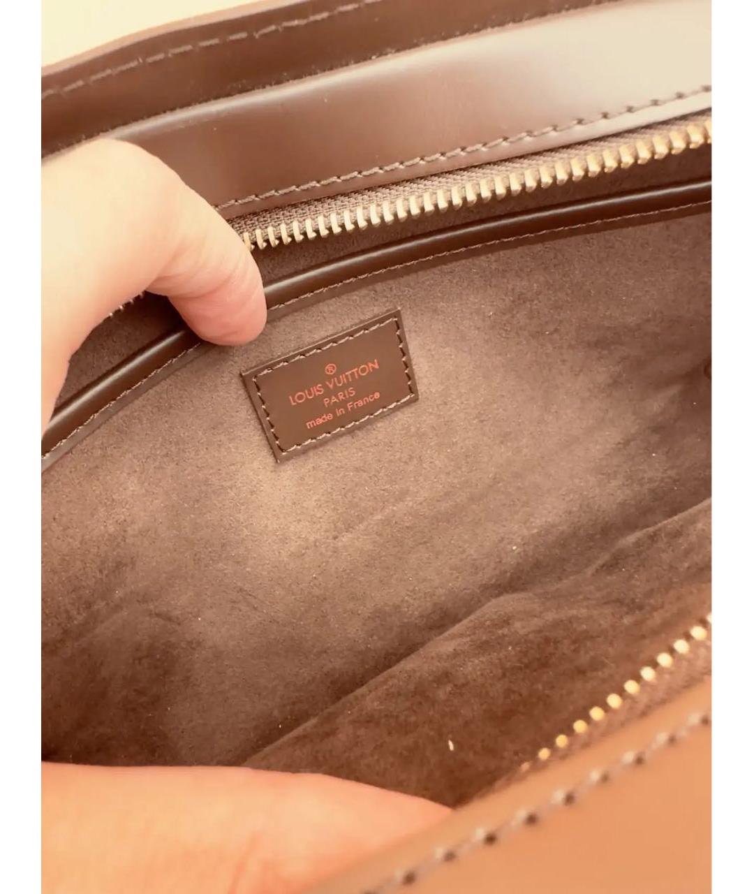 LOUIS VUITTON Коричневая барсетка, фото 4