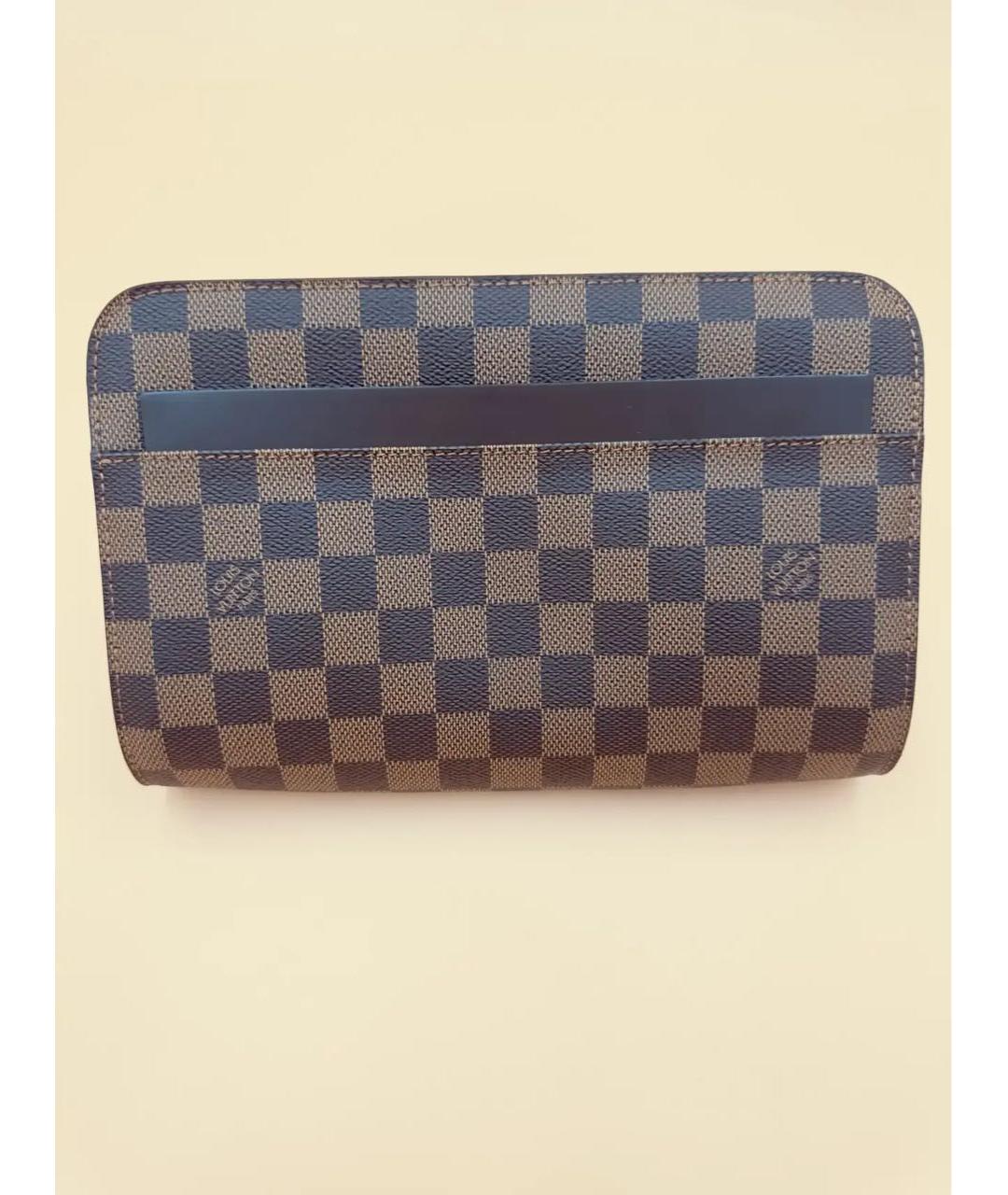 LOUIS VUITTON Коричневая барсетка, фото 9