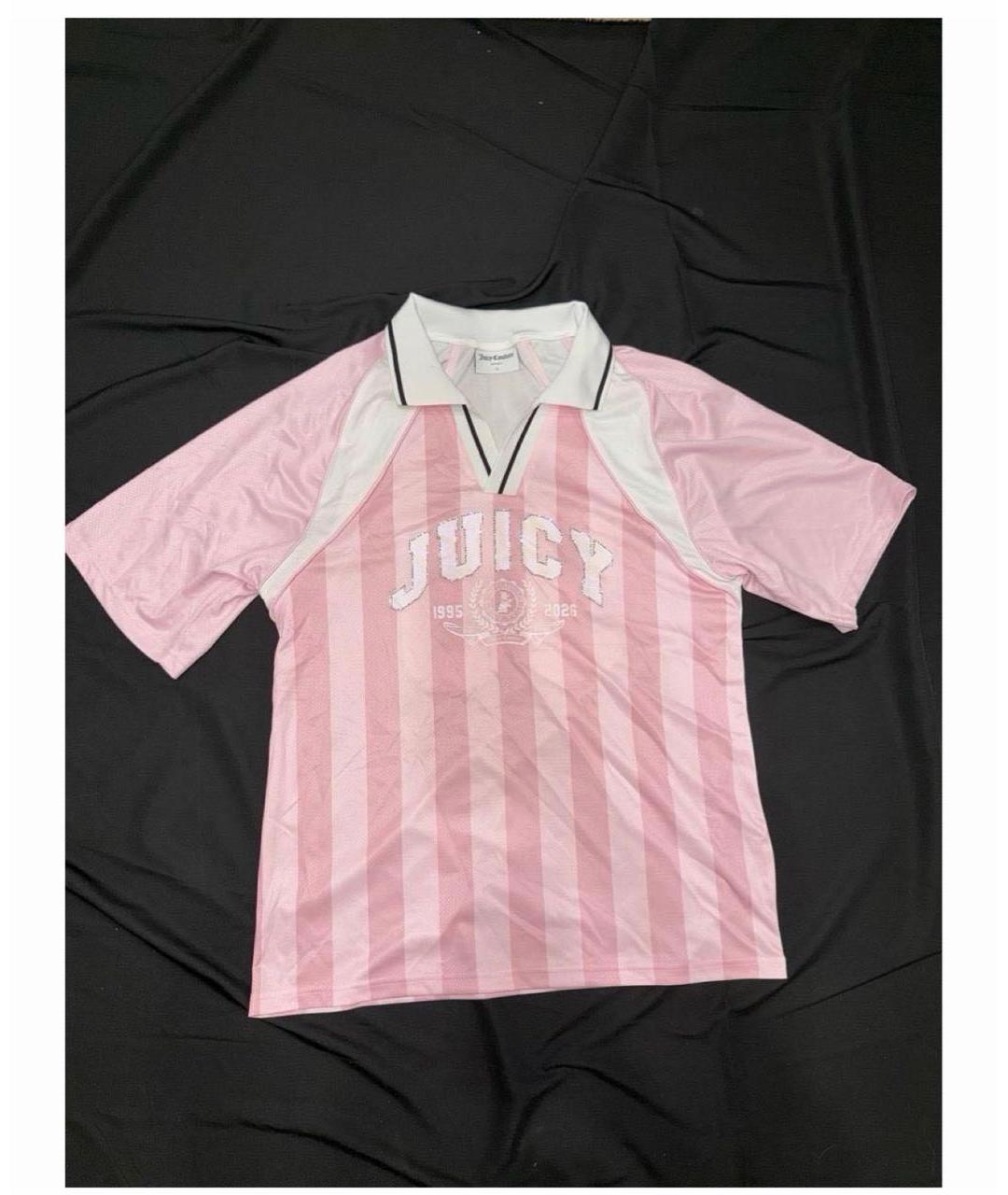 JUICY COUTURE Розовая полиэстеровая футболка, фото 6