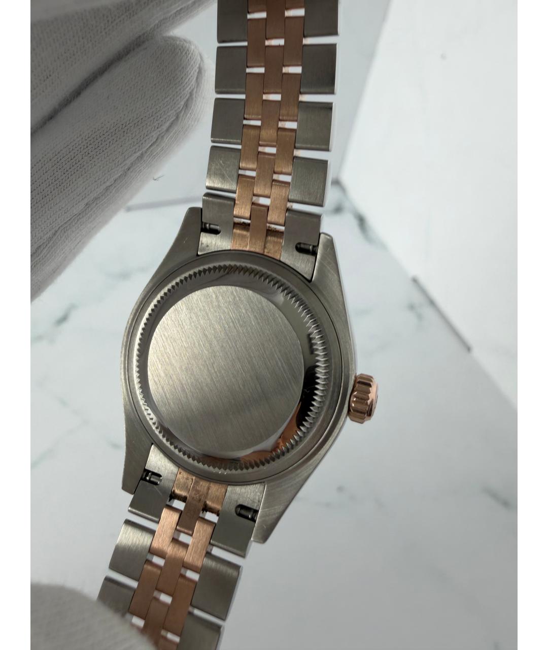 ROLEX Зеленые часы из розового золота, фото 7