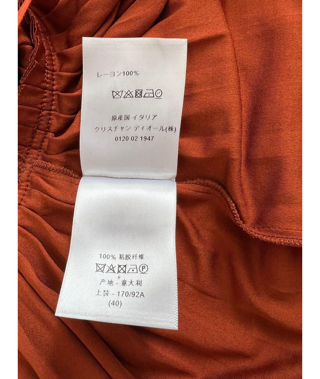 CHRISTIAN DIOR Красное платье, фото 5