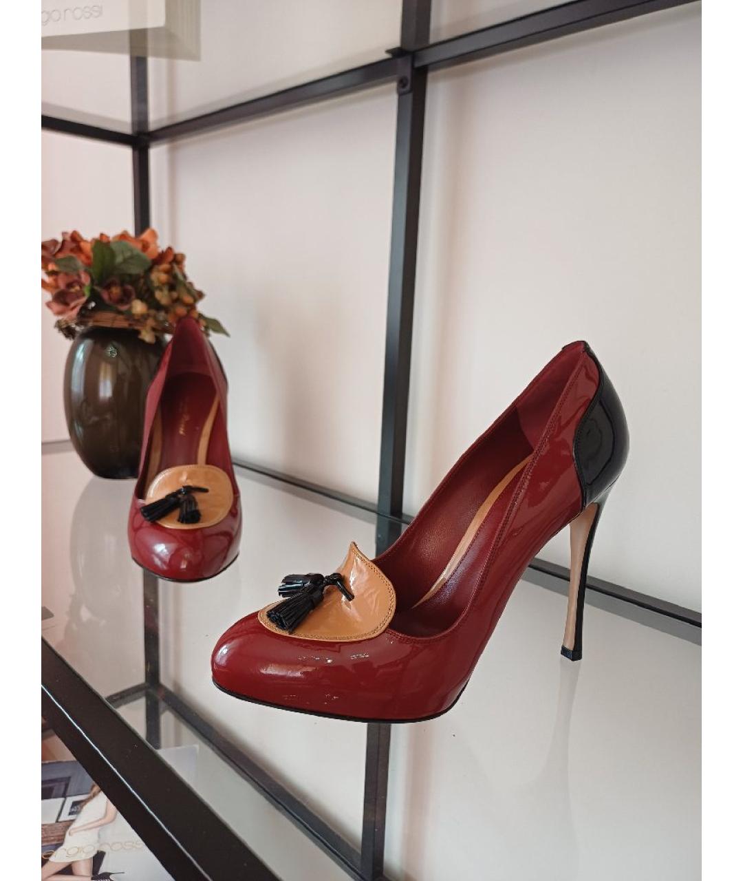 GIANVITO ROSSI Мульти туфли из лакированной кожи, фото 6