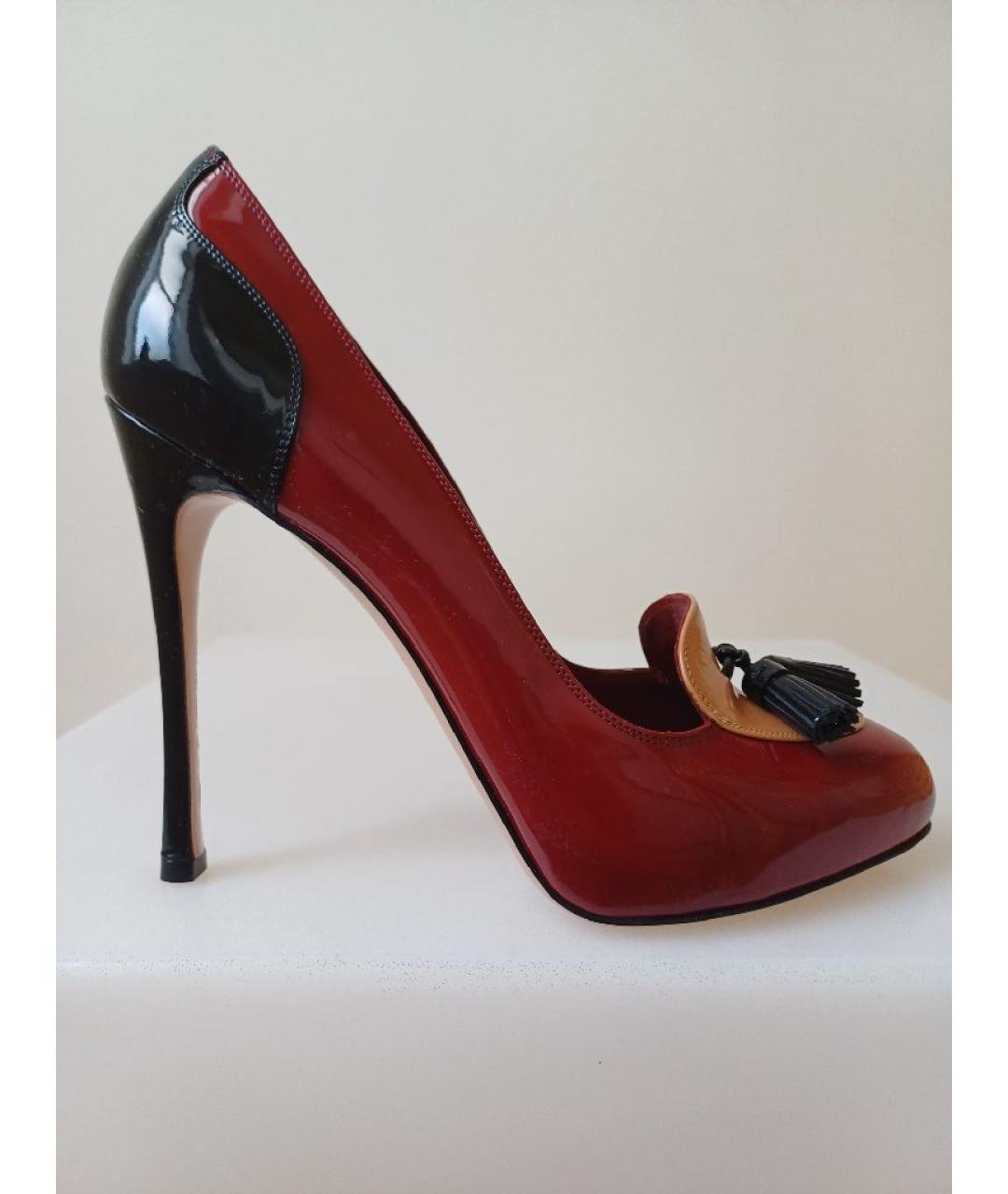 GIANVITO ROSSI Мульти туфли из лакированной кожи, фото 10