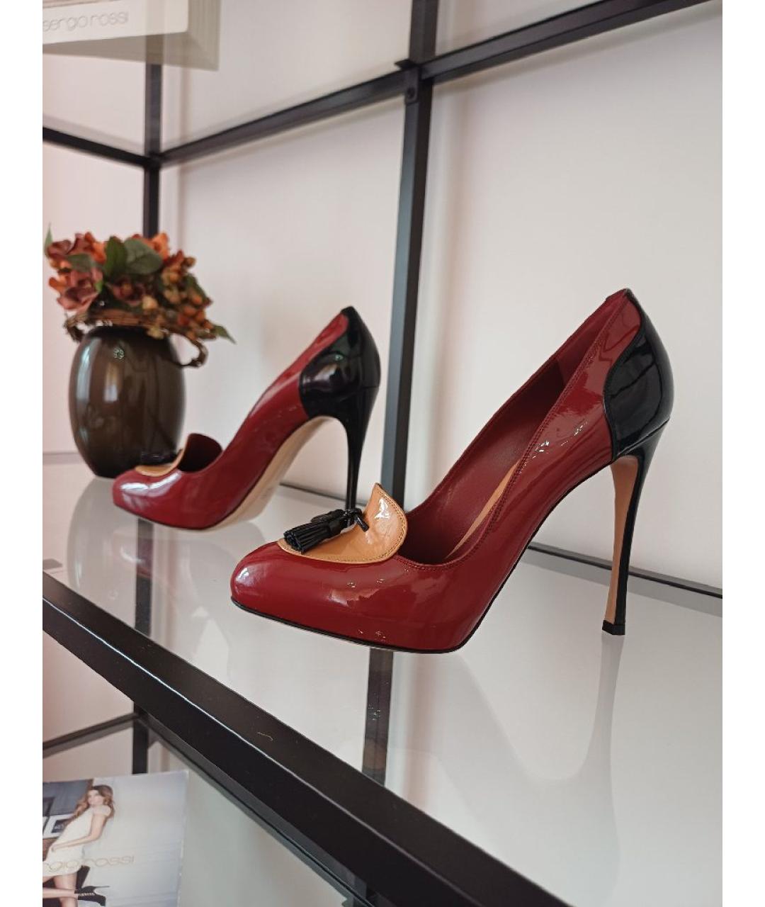 GIANVITO ROSSI Мульти туфли из лакированной кожи, фото 3