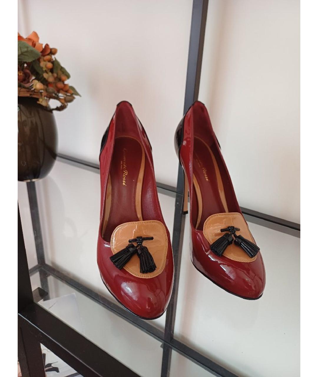 GIANVITO ROSSI Мульти туфли из лакированной кожи, фото 7
