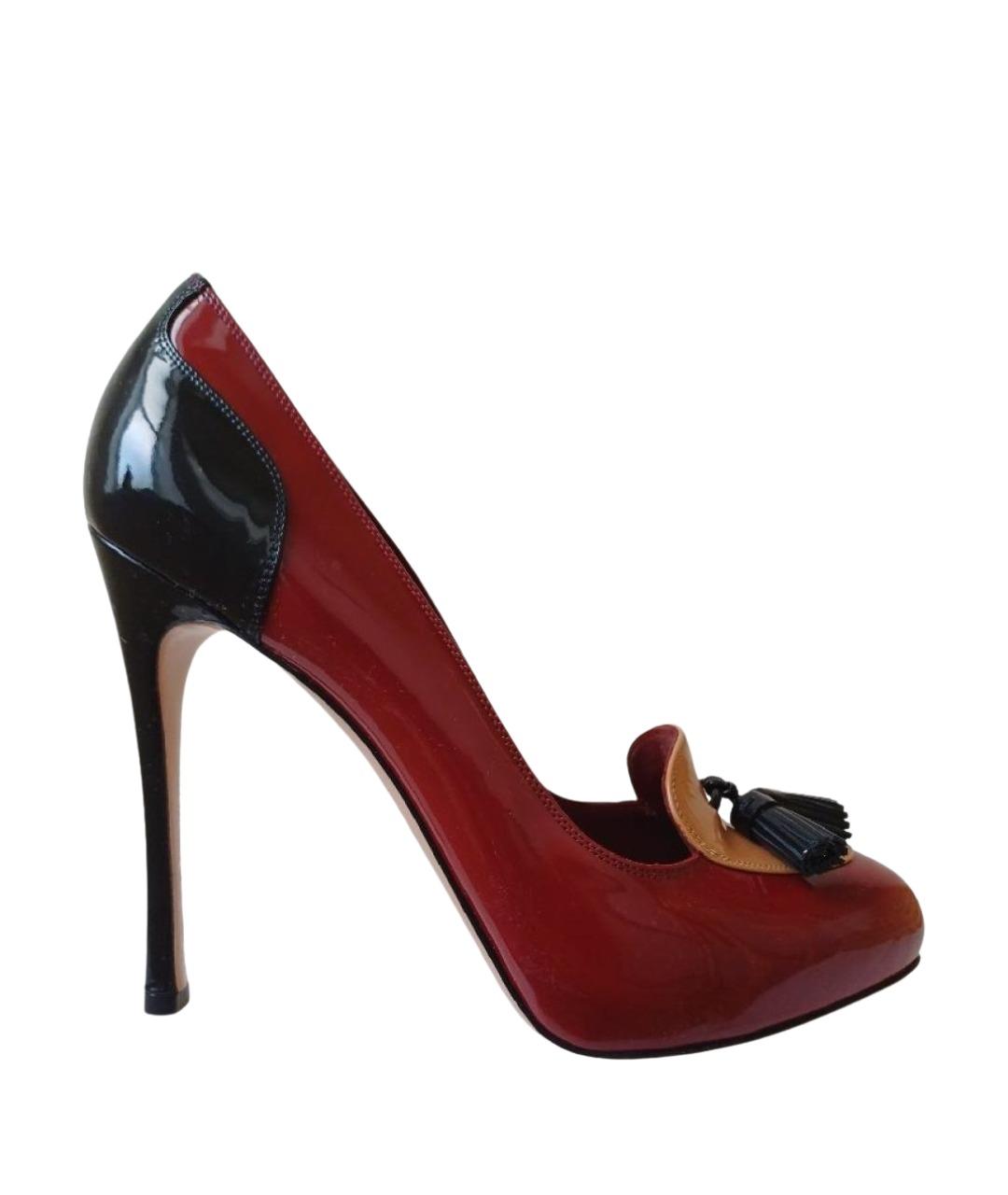GIANVITO ROSSI Мульти туфли из лакированной кожи, фото 1