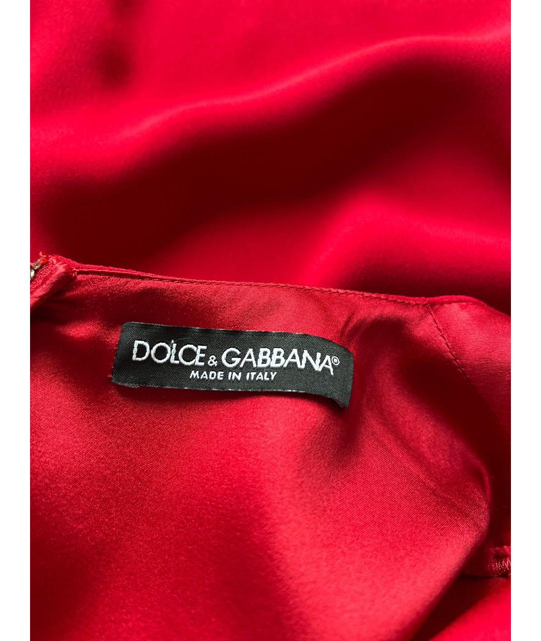 DOLCE&GABBANA Красное платье, фото 3