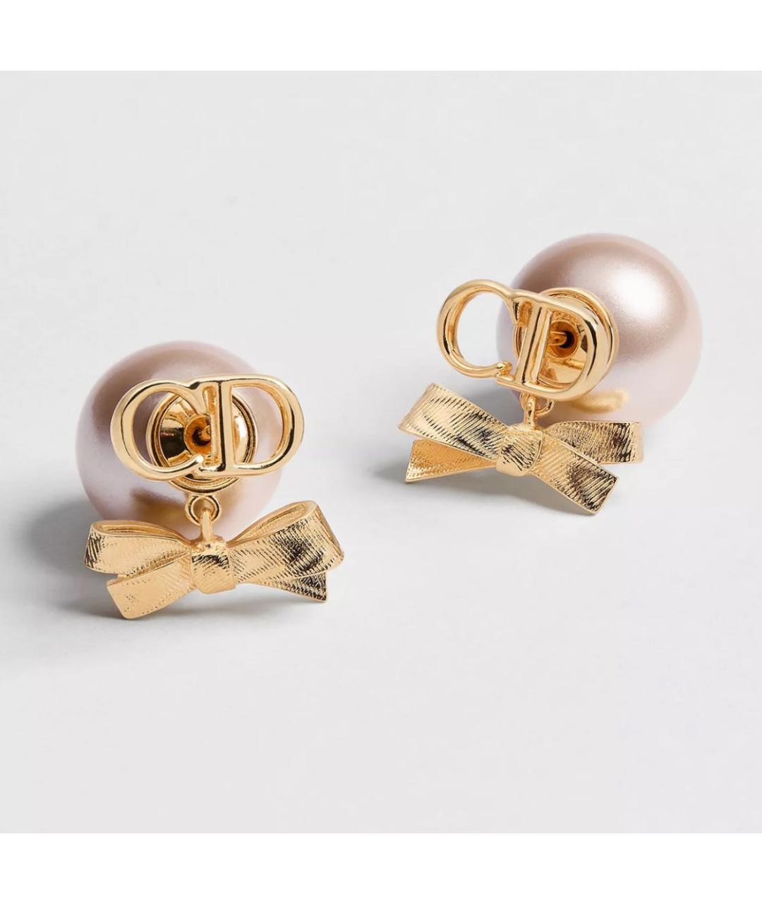 CHRISTIAN DIOR Розовые серьги, фото 4
