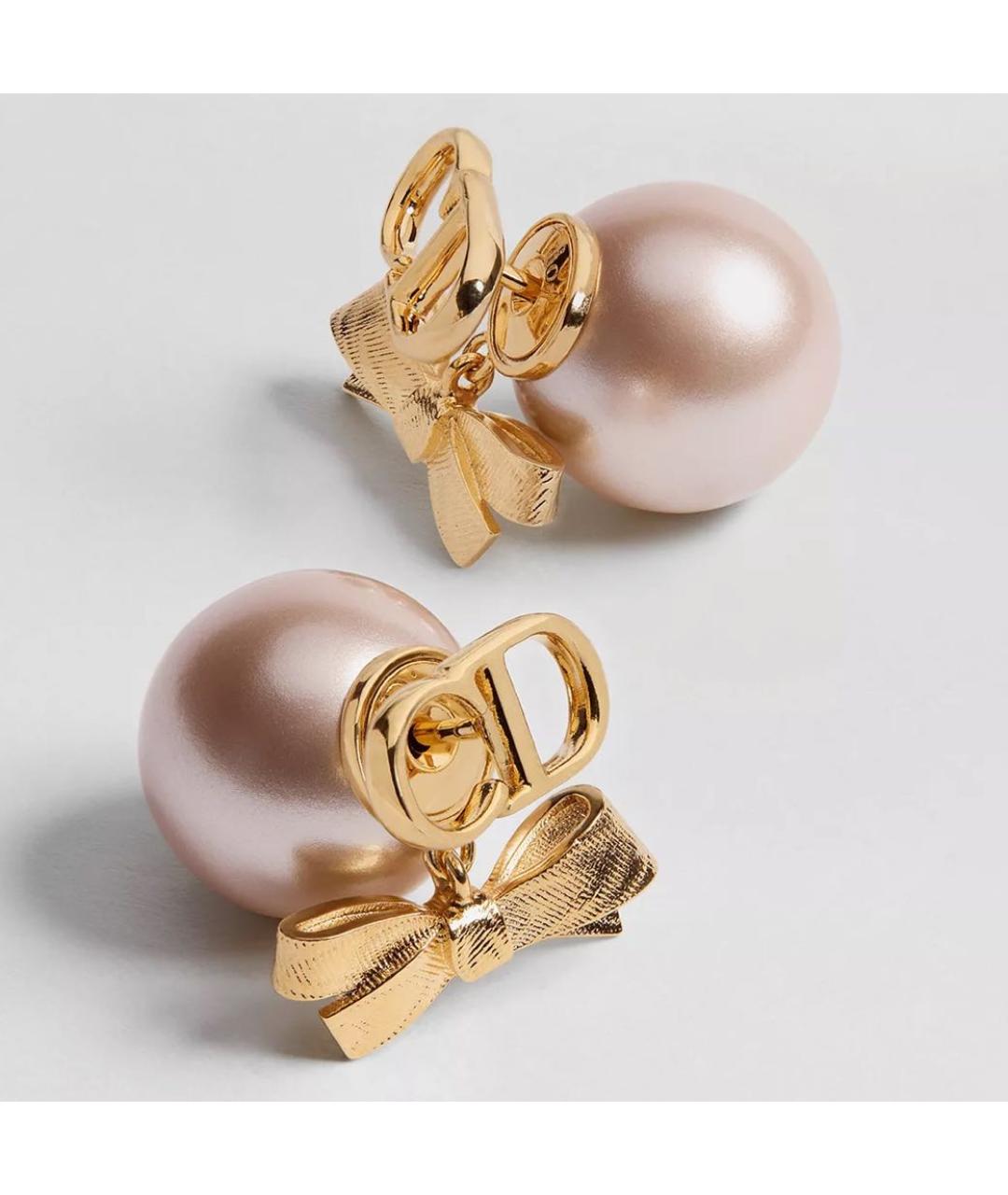 CHRISTIAN DIOR Розовые серьги, фото 3
