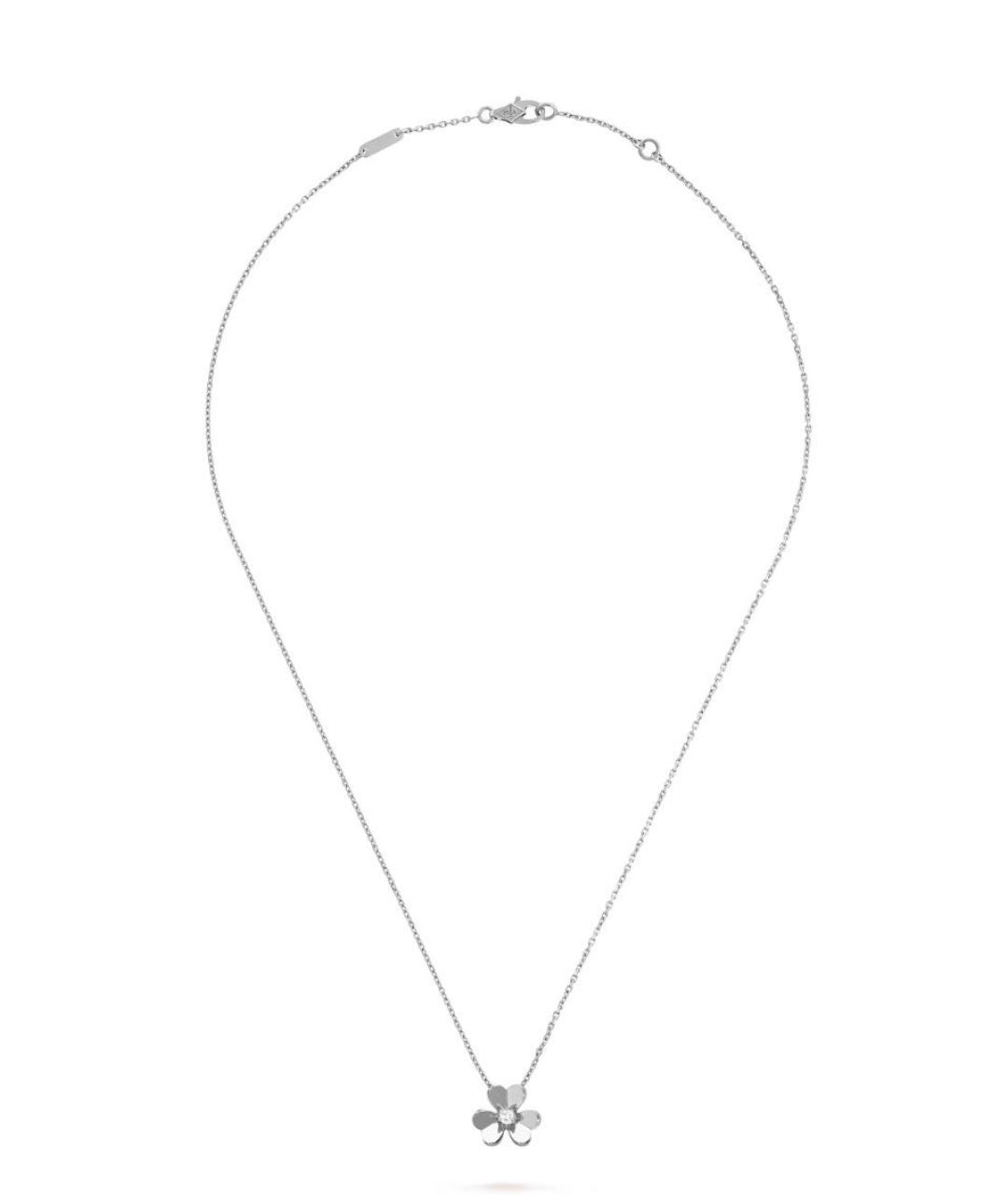 VAN CLEEF & ARPELS Серебряное колье из белого золота, фото 4